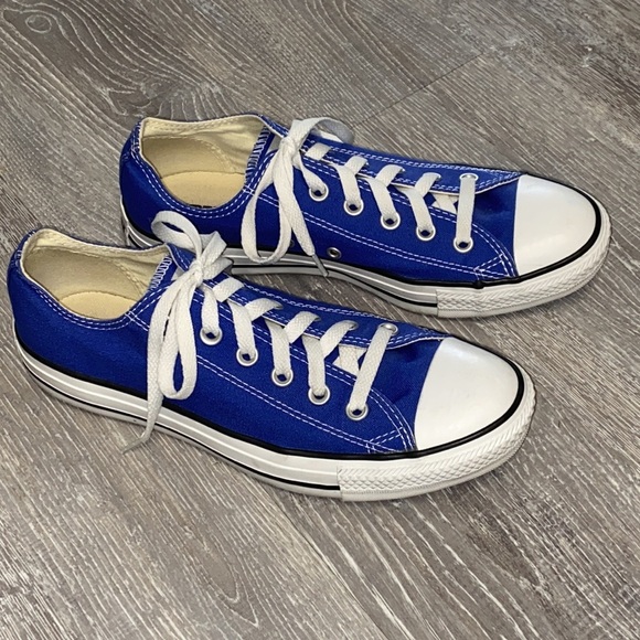 Converse All Star Blue Sneakers Summer Beach Vacation Skater Punk Rock - Picture 6 of 12